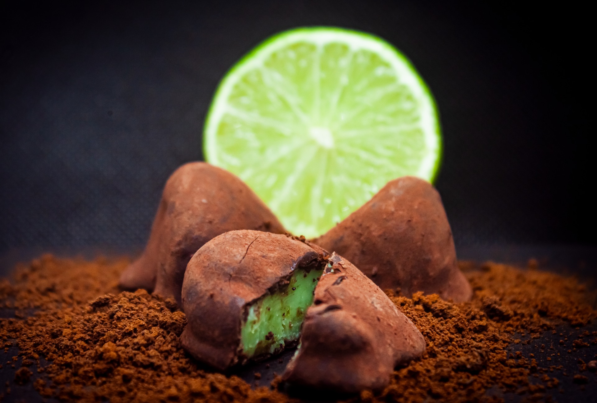 Lime truffles by Dom José